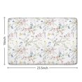 thumbnail image 5 of Pioneer Flower Floral Print Flannel Non Slip Door Rugs,Washable Door Mats Indoor,Decorative Door Mats,Dirt-Resistant and Absorbent Doormat for Entrance,Bedroom,Kitchen,Bathroom,23.5"x16", 5 of 5