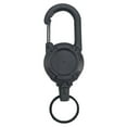 thumbnail image 6 of 1 Pcs Retractable Keychain,Heavy-Duty Carabiner Badge Holder,Multitool Carabiner Badge Holder,Retractable Keychain Clip Id Holder,Stainless Cord And Extendable Key Ring,Badges & Outdoor Work,Green, 6 of 9