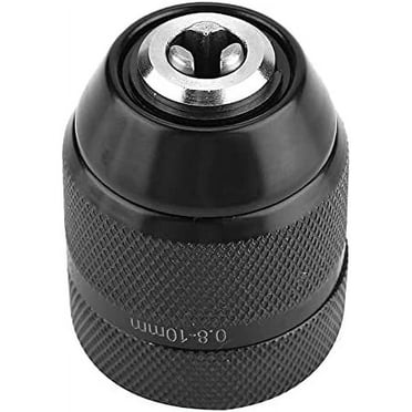 3/8 Metal Drill Chuck, Drill Accessories 0.8mm-10mm Thread Chucks Keyless for Electric Hand Drill