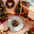 thumbnail image 4 of Jupe pour Autres Animaux, Tunnel pour Chat et Lit, Maisonnette Douillette Pliable, Terrain de Jeu Rond pour Chats, 4 of 4