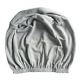 thumbnail image 3 of DOLITY Ottoman Cover Removable Solid Color Foot Stool Cover for Bedroom Living Room Gray, 3 of 9