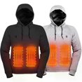 thumbnail image 5 of Men Women Harajuku Sweatshirts Cozy USB Rechargeable 5 Heating Zones 3 Heat Levels Lightweight Heating Jacket, 5 of 5
