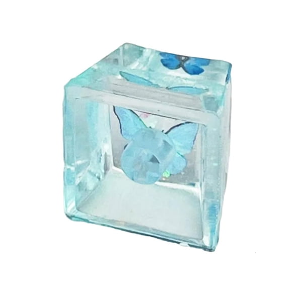 Resin Keycap With Butterfly OEM Profile Key Cover For Enhanceds Keyboards Aesthetics