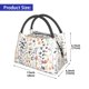 thumbnail image 2 of Fotbe Watercolor Floral Bolsa Térmica Portátil con Estampado, Bolsa de Entrega de Alimentos Aislada, Bolsa Reutilizable de Gran Capacidad para Comidas y Supermercado, 2 of 6