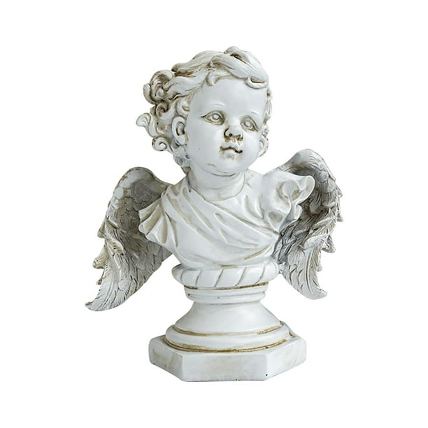 Figura de ángel, bonita figura coleccionable para dormitorio, escritorio, estantería. Antiguo