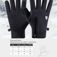 thumbnail image 2 of Guantes De Invierno Para Pantalla Táctil, Guantes Cálidos Con Aislamiento, Antideslizantes, A Prueba De Viento, Impermeables, Guantes Térmicos De Esquí Para Hombres Y Mujeres, Ciclismo, Equitación, Vogacara OD016823-06, 2 of 6