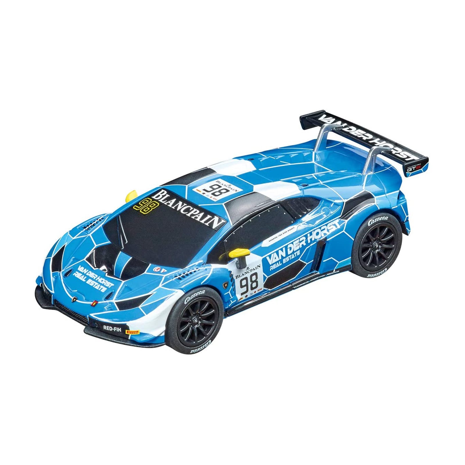 restaurant tetraëder Kleverig Carrera Lamborghini Huracan GT3 No 98 Electric Slot Car - Walmart.com