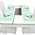 thumbnail image 4 of Ryvnso Placemats Set of 4 Blue Green Dining Mats Heat-Resistant Non-Slip Washable Table Mat, 4 of 8