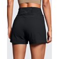 thumbnail image 2 of Shorts CRZ YOGA livianos de tiro medio 10 cm con bolsillos con cierre XL, 2 of 6