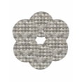 thumbnail image 7 of 13 Inch Round Placemats Set of 6, Grey Fish Scale Non Slip Heat Insulation PP Table Mats, Modern Geometric Gold Abstract Moroccan Washable Place Mats for Kitchen Dining Party Table Decor, 7 of 7