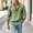 Green, variant on ZUBKTE Mens Button Down Shirt Casual Long Sleeve Shirts | Spread Collar, Hippie Beach Tops, Solid Color, Summer Beach Wedding, Shirts for Men