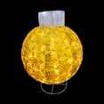 thumbnail image 4 of Esfera de Tela decorativa con Luces LED Dorada, 4 of 4