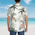 thumbnail image 4 of Kll Men'S Hawaiian Shirt Short Sleeve Button Down Beach Shirts-Vintage Palm Trees, 4 of 7