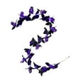 thumbnail image 2 of Halloween String Garland 6.5FT - Black Maple Leaf & Purple Vine Hanging Decor for Yard, Table, Wall, Party, Mantle - Fall & Halloween Indoor/Outdoor Decoration, 2 of 7