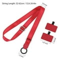 thumbnail image 3 of Spencer Phone Lanyard Universal Crossbody Cell Phone Lanyards with Pads, Adjustable Shoulder Neck Strap Compatible with All Smartphone, iPhone 14 Pro, Sumsang (Red), 3 of 8