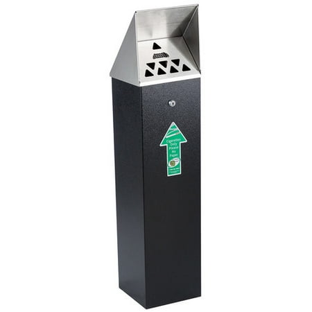 - No Butts Bin Co. Hooded Top Tower Outdoor Ashtray
