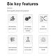 thumbnail image 4 of Peso Irfora Gimbal estabilizador contrapeso equilibrio contrapeso 20g / 20g / 10g reemplazo para DJI OM5 OM4 OSMO Mobile 3 Irfora Peso, 4 of 7