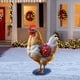 thumbnail image 5 of Decoración navideña de gallinas en forma de enchufe | Estaca de animales de granja para jardín al aire libre | Decoración acrílica de animales para jardín para exhibir en Navidad, 5 of 5