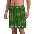 thumbnail image 2 of Logiee American Football Field Print Mens Swim Trunks Quick Dry Board Shorts,Breathable Hawaii Beach Shorts Swimwear Bathing Suits-XX-Large, 2 of 6