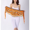 thumbnail image 3 of Hip Scarf Scarves Wrap Sash Skirt Belt with Beads Coins Tribal Belly Dance Class, 3 of 4