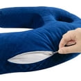 Side Sleeper Pillow for Shoulder,Back and Neck Pain Ergonomic Fit U