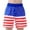 P10-Dark Blue, variant on 2-3 Years Pants For Boys Mid Waist Floral Printing Shorts Summer Relax Fit Staight Leg Trouser Retro Wear Blue