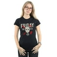 thumbnail image 2 of Friday 13th Womens Day Of Fear Cotton T-Shirt, 2 of 5