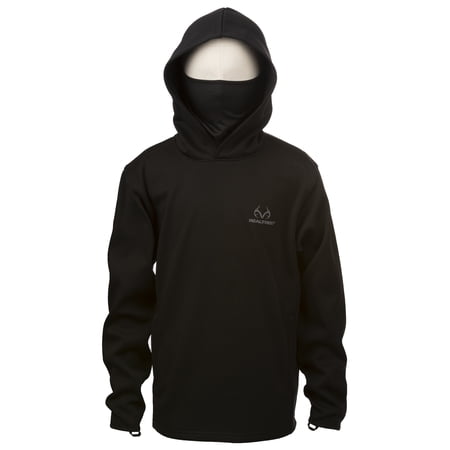 Realtree Youth Black Pixel Lake Performance Hoodie