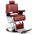thumbnail image 1 of Sillon Premium Barberia Nanofort Silla Reclinable Giro 360 Neumatica Vino, 1 of 9