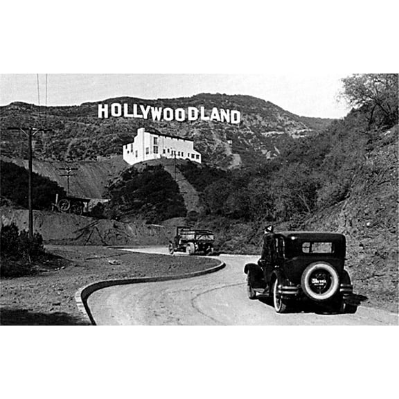 Hollywoodland Sign History (36 x 24)