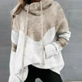 thumbnail image 2 of Women's Clothing In Stock Contrast Color Woolen Top, 2 of 5