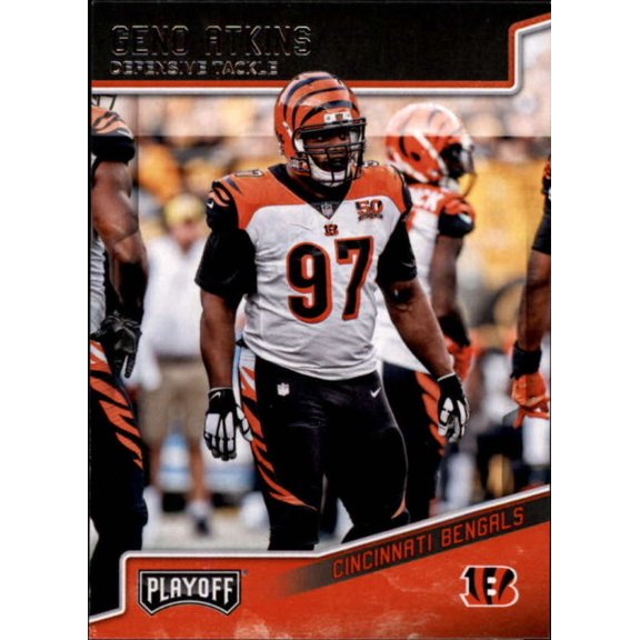 Collectible 2018 Playoff #42 Geno Atkins Cincinnati Bengals NFL Football Trading Card
