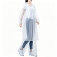 thumbnail image 2 of Hvyesh Disposable Rain Suit, Full Body Poncho with Hood and Rain Pants, 2 of 5