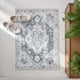 thumbnail image 1 of Alfombra de Área Jinchan 61x91 cm Vintage Gris Antideslizante, 1 of 8