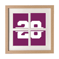 thumbnail image 1 of Twenty Years Life Art Deco Fashion Frame Wall Tabletop Display 4 Openings Picture, 1 of 3