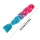 thumbnail image 3 of Fiudx Extensiones de Cabello Trenzado de 24 Pulgadas, Fibra Sintética de Alta Temperatura, Cabello Trenzado Preestirado, Liviano y Cómodo, Ideal para Trenzas y Pelucas, Peinados de Bricolaje, Fiesta, 3 of 3