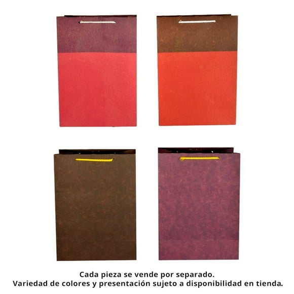 Bolsa para Regalo Dipak Kraft Mediana Varios Colores 1 Pieza
