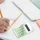 thumbnail image 1 of Calculadora Estándar de 8 Dígitos con Pantalla Grande | Botones Redondos Silenciosos | Diseño Portátil En Color Caramelo (Azul, Rosa, Verde y Blanco) | Calculadora de Escritorio Compacta para Uso En, 1 of 6