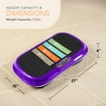 thumbnail image 4 of Lifepro Waver Vibration Plate Exercise Machine – Full Body Vibrating Plate for Lymphatic Drainage, Muscle Toning & Fat Loss – Includes Loop Bands, Remote & 99 Speed Settings - Purple, 4 of 11