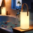 thumbnail image 5 of Solar Table Lamp Outdoor Lantern 2 in 1 Rechargeable Battery Operated Portable LED Cordless Lights with Remote 8 Colors, Waterproof IP44 for Patio Camping Outside/Indoor, 5 of 5