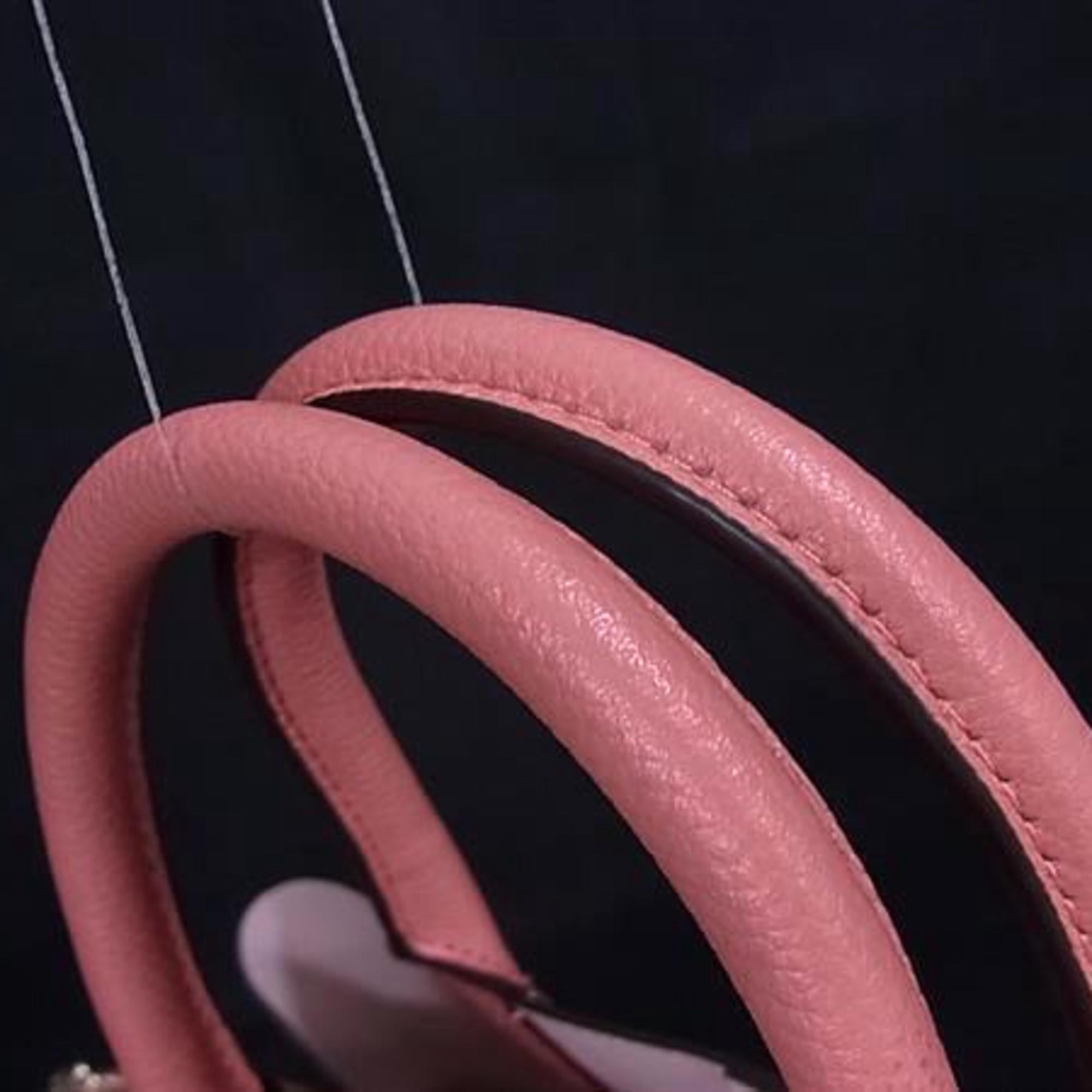 Pre-Owned Kate Spade Avenue Medium Satchel Handbag K6534 Pink Leather Women's