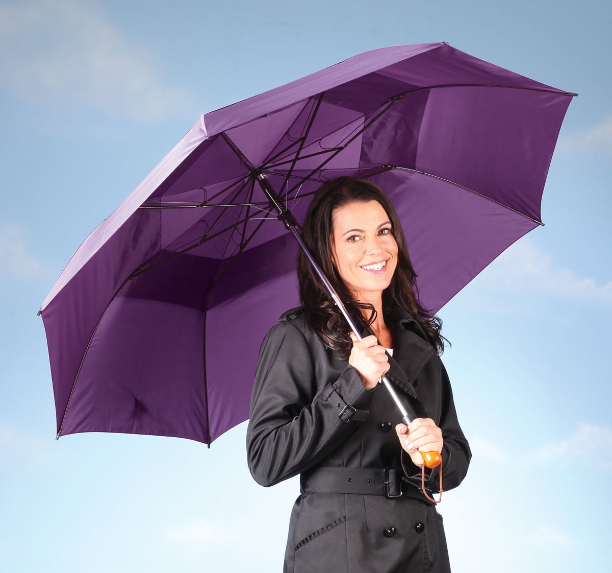 Purple Windproof Umbrella Walmart