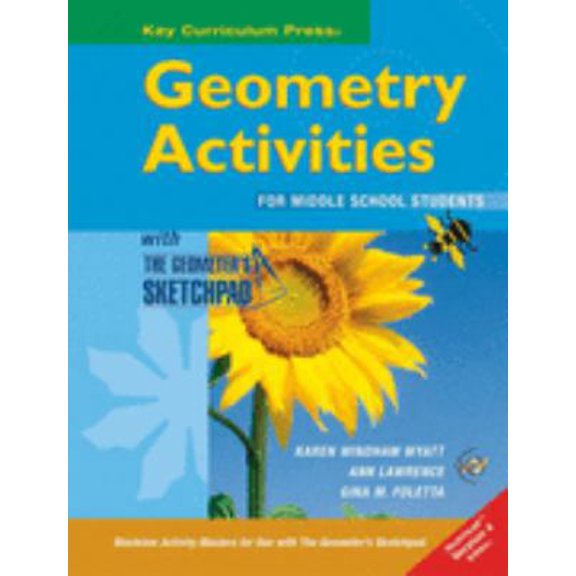 Pre-Owned Geometry Activities for Middle School Students With the Geometer's Sketchpad: Version 4 (Paperback) 1559536470 9781559536479