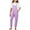 Purple, variant on Kid Girls Summer Jumpsuits Casual School Romper Yellow Overalls with Side Pockets Spring Summer Romper Tween Girls Trendy Stuff 7-8 Years