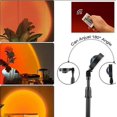 thumbnail image 4 of Lámpara de atardecer regulable, lámpara de atardecer La luz de noche tiene una luz ambiental visual romántica, que es muy adecuada para tomar fotografías y vlogs, 4 of 5