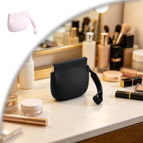 Squeeze Coin Purse, Silicone Small Coin Pouch with Kiss Lock for Coins, Keys, Lipstick, and Earphones – Mini Cute Change Purse, Coin Purse & Pouch for Daily Life