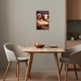 thumbnail image 5 of ZHONGYUTONG Nativity Canvas Wall Art Vintage Jesus Pictures Baby Jesus with Lamb Painting Nativity Scene Print for Bedroom Decor Framed (16.00" x 24.00"), 5 of 5