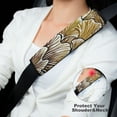 thumbnail image 4 of WYYP Ginkgo Leaves Car Seat Belt Cover - Protect Your Neck and Shoulder from Seat Belt Rubbing - Ideal for Car Interior Accessories 2Pcs, 4 of 6