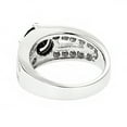 thumbnail image 2 of Ladies 14K Black Natural 2.7 Ctw Diamonds Engagement Wedding Ring For Her (White Gold Size 10), 2 of 3