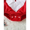 thumbnail image 6 of Qmyliery Baby Boys Girls Christmas Romper, Long Sleeve Crew Neck Santa Claus/Letters Tree Bodysuit for Casual Daily,0-18 Months, 6 of 8